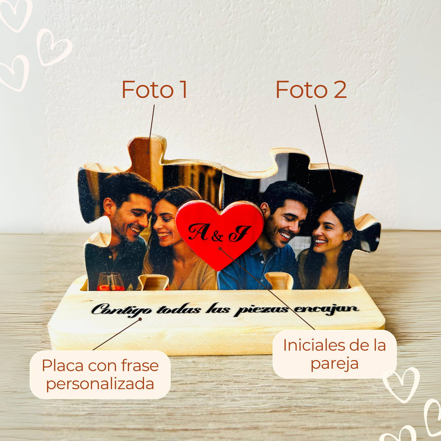 Tótem Puzzle Pareja