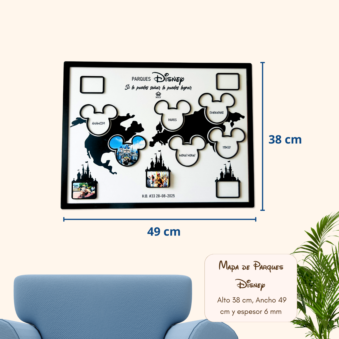 Mapa de Parques Disney
