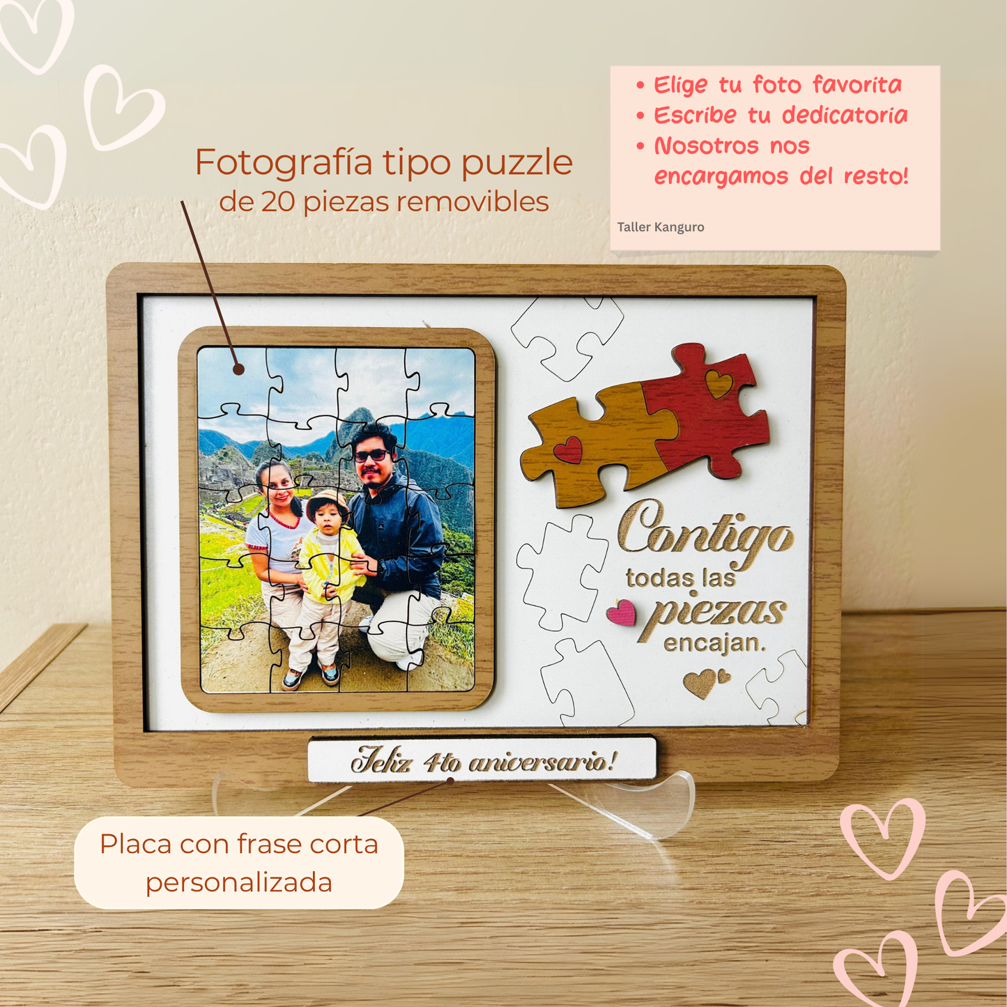 Cuadro Puzzle Pareja