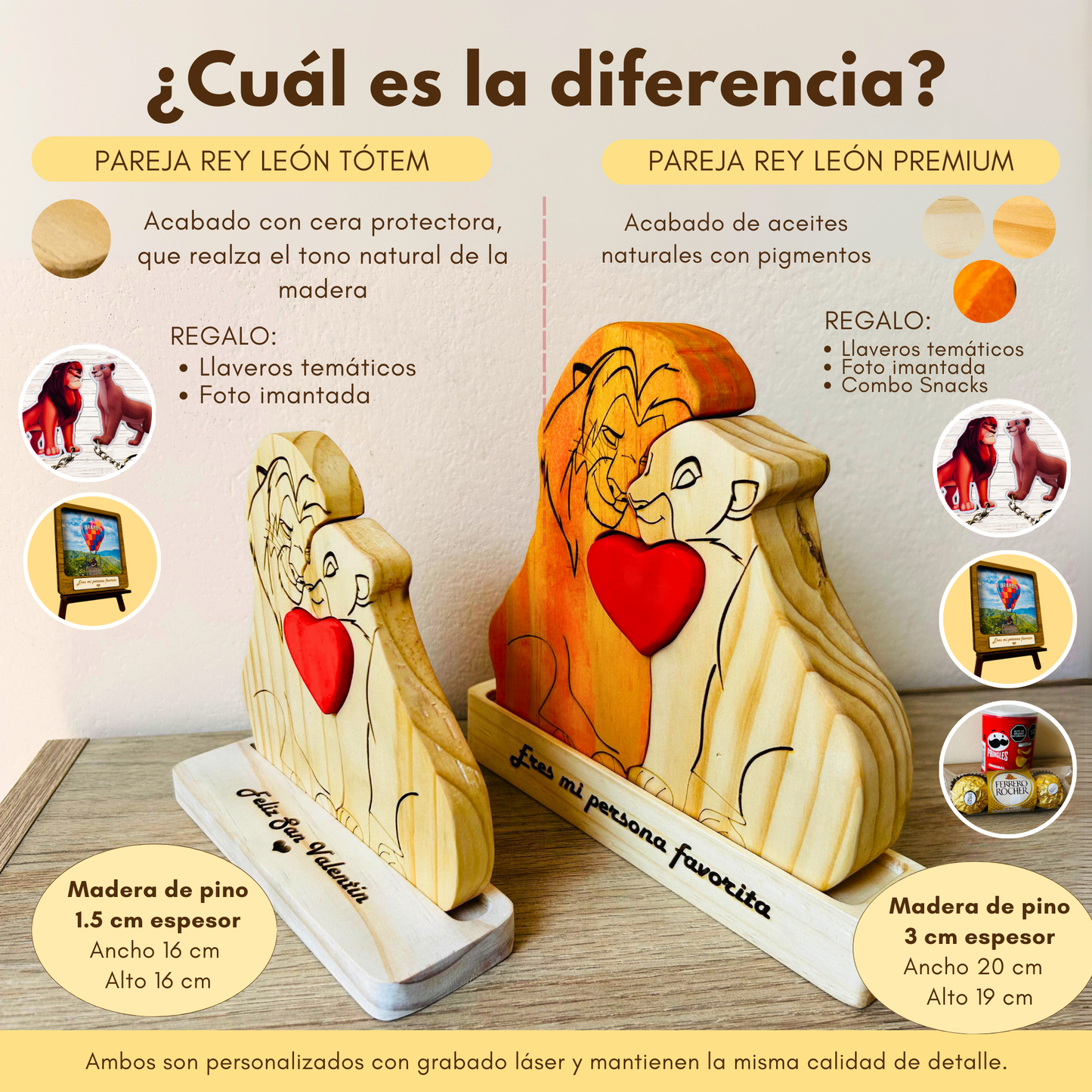 Pareja versión Rey León