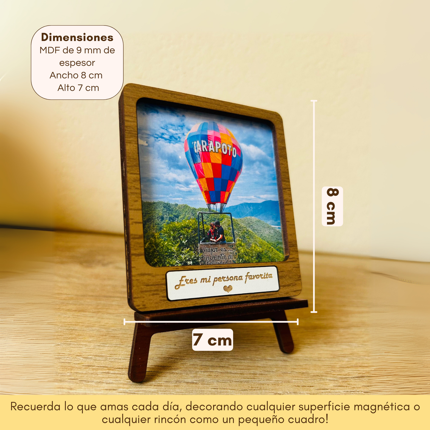 Fotografías Imantadas MDF