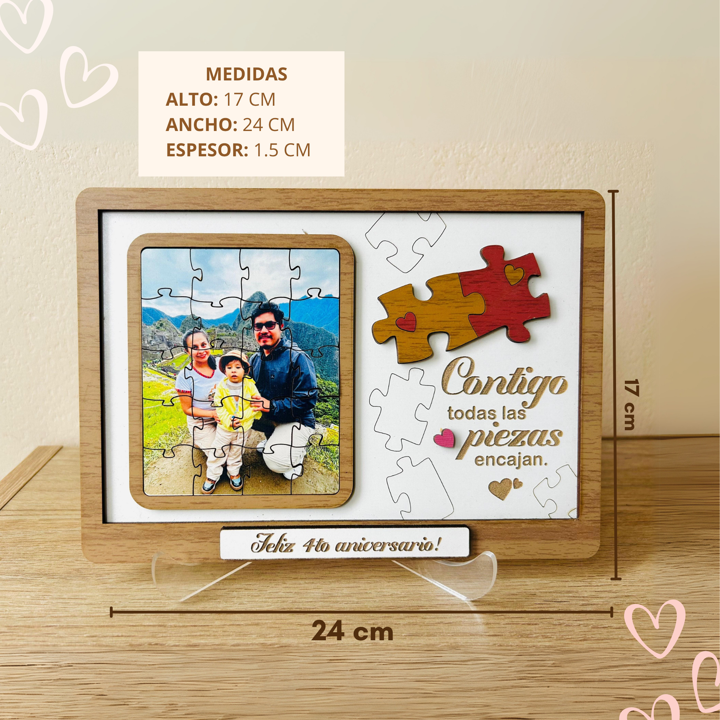 Cuadro Puzzle Pareja