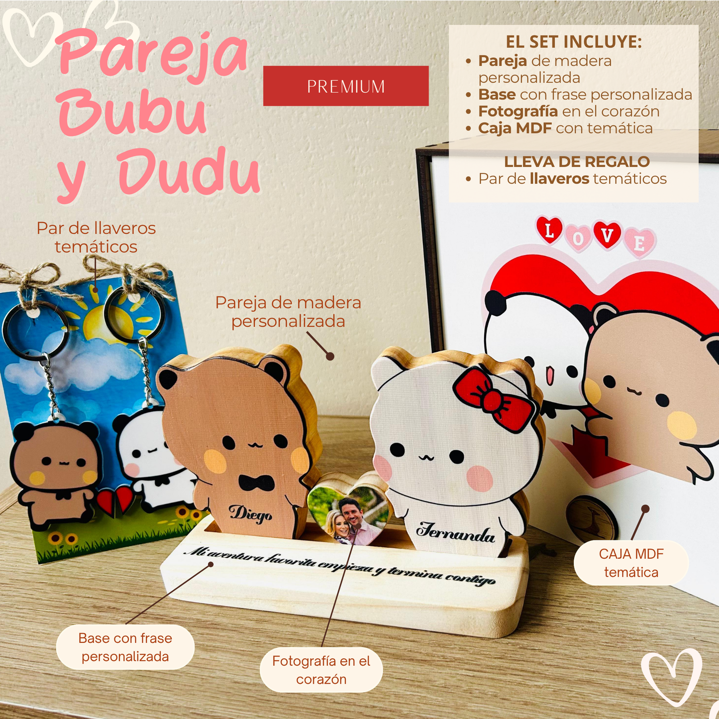 Pareja versión Bubu y Dudu