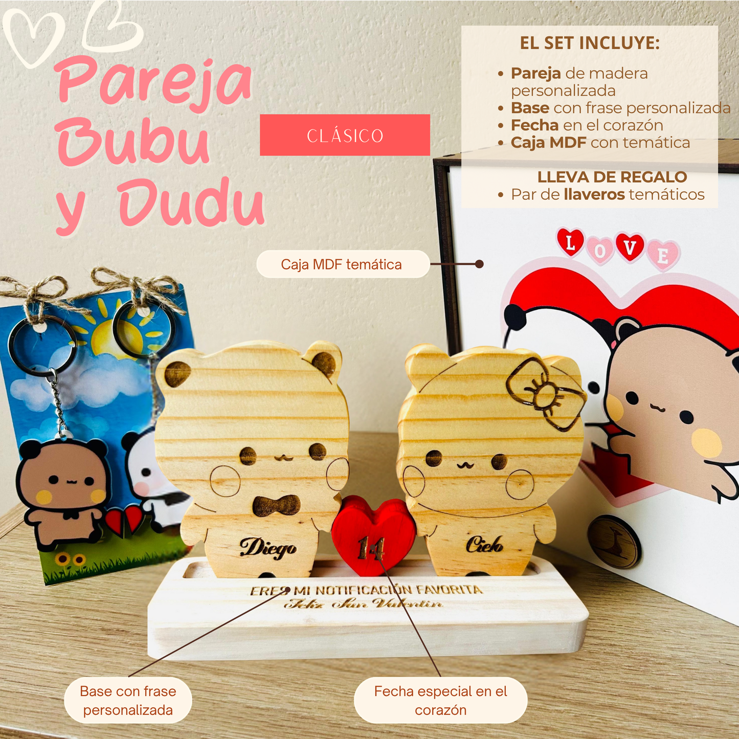 Pareja versión Bubu y Dudu