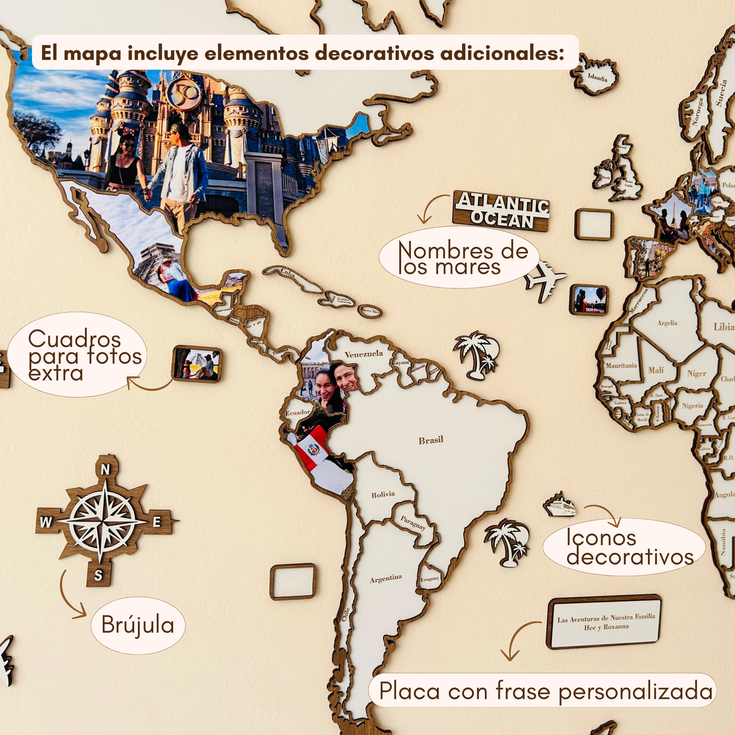 Mapa Mundi Viajero Puzzle