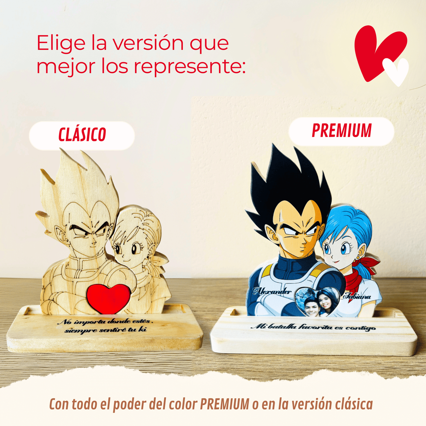 Box Pareja Versión Vegeta PREMIUM