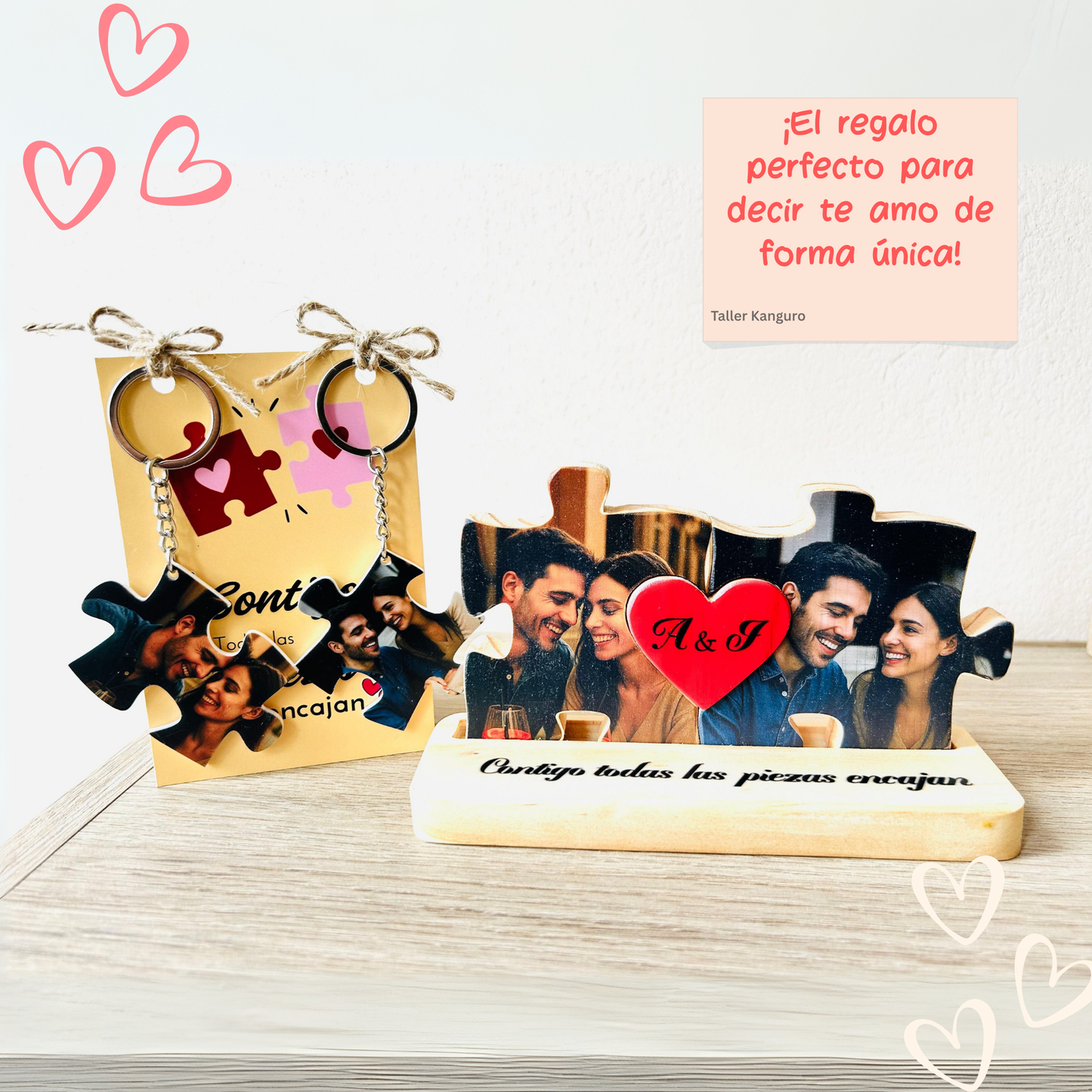 Tótem Puzzle Pareja