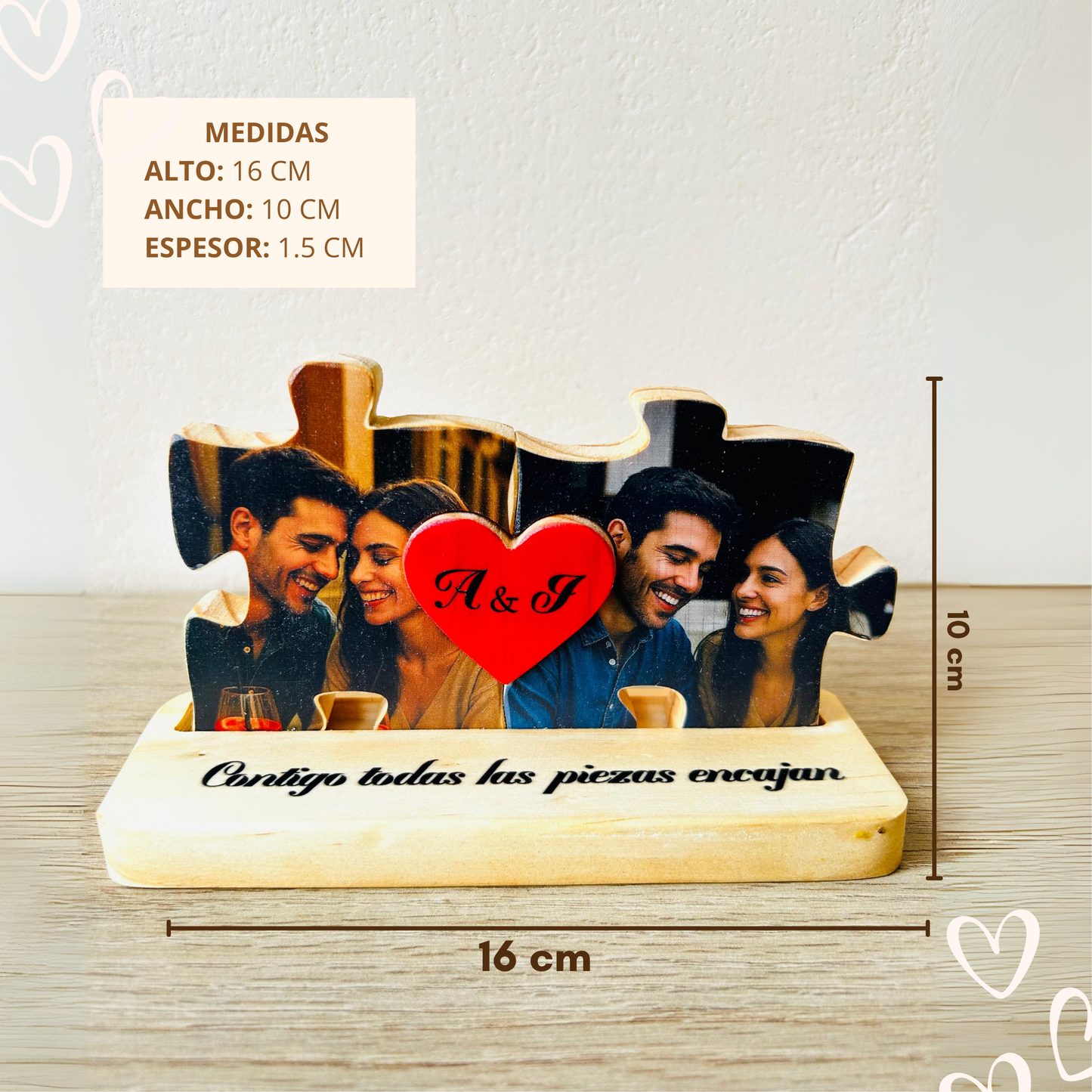 Tótem Puzzle Pareja