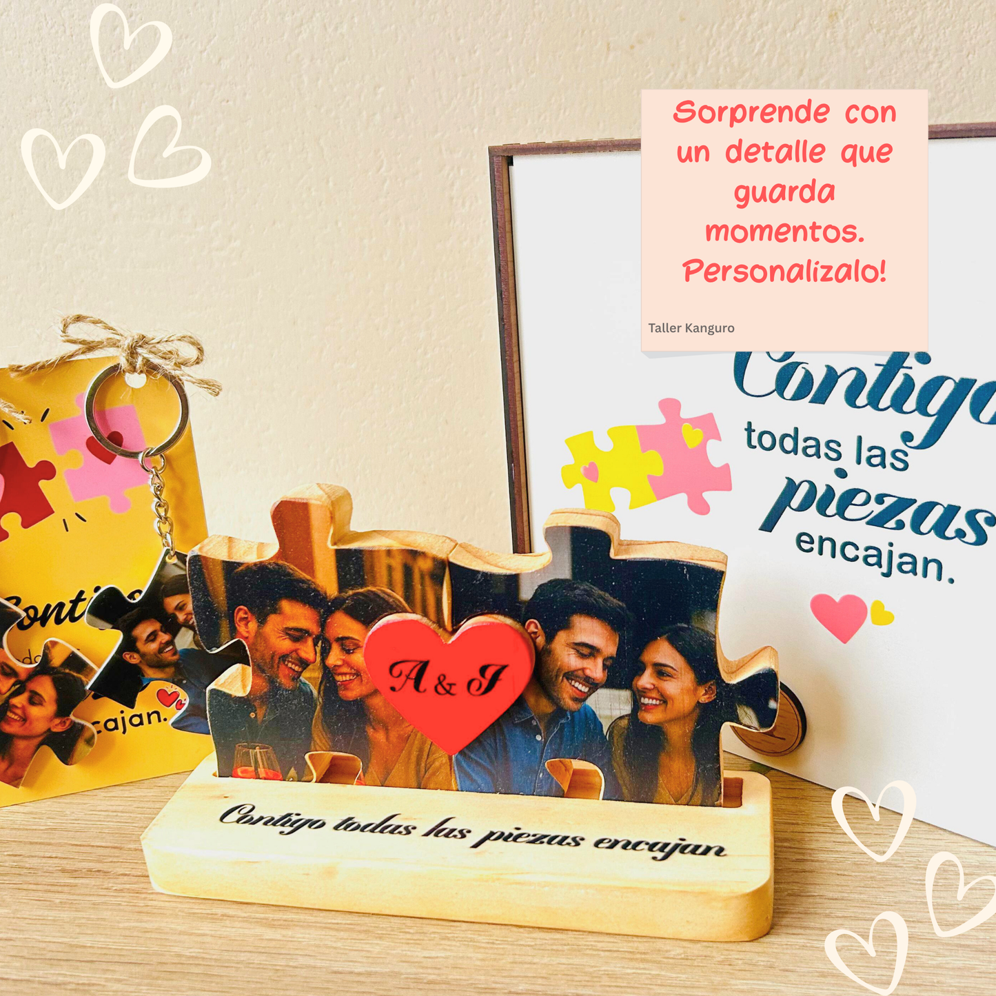 Tótem Puzzle Pareja