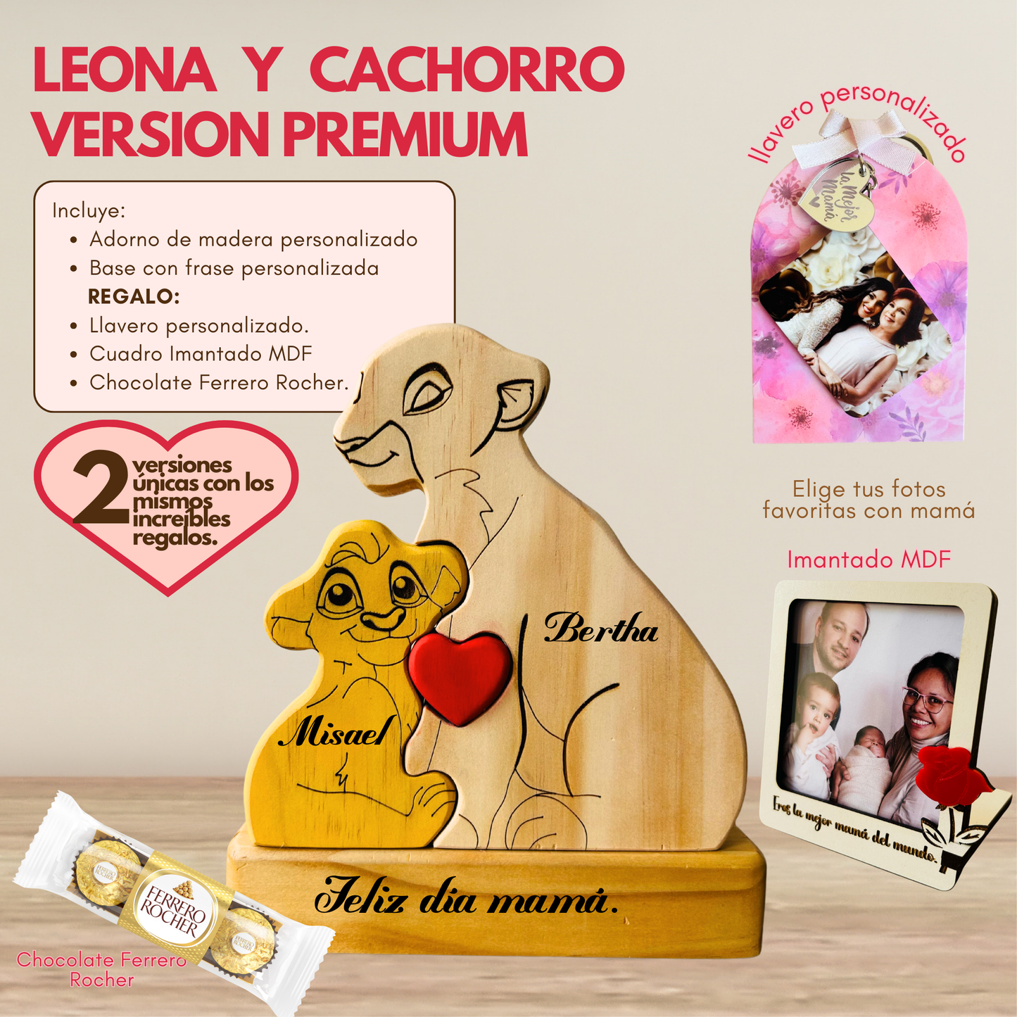Mamá Leona y Cachorro Versión 2