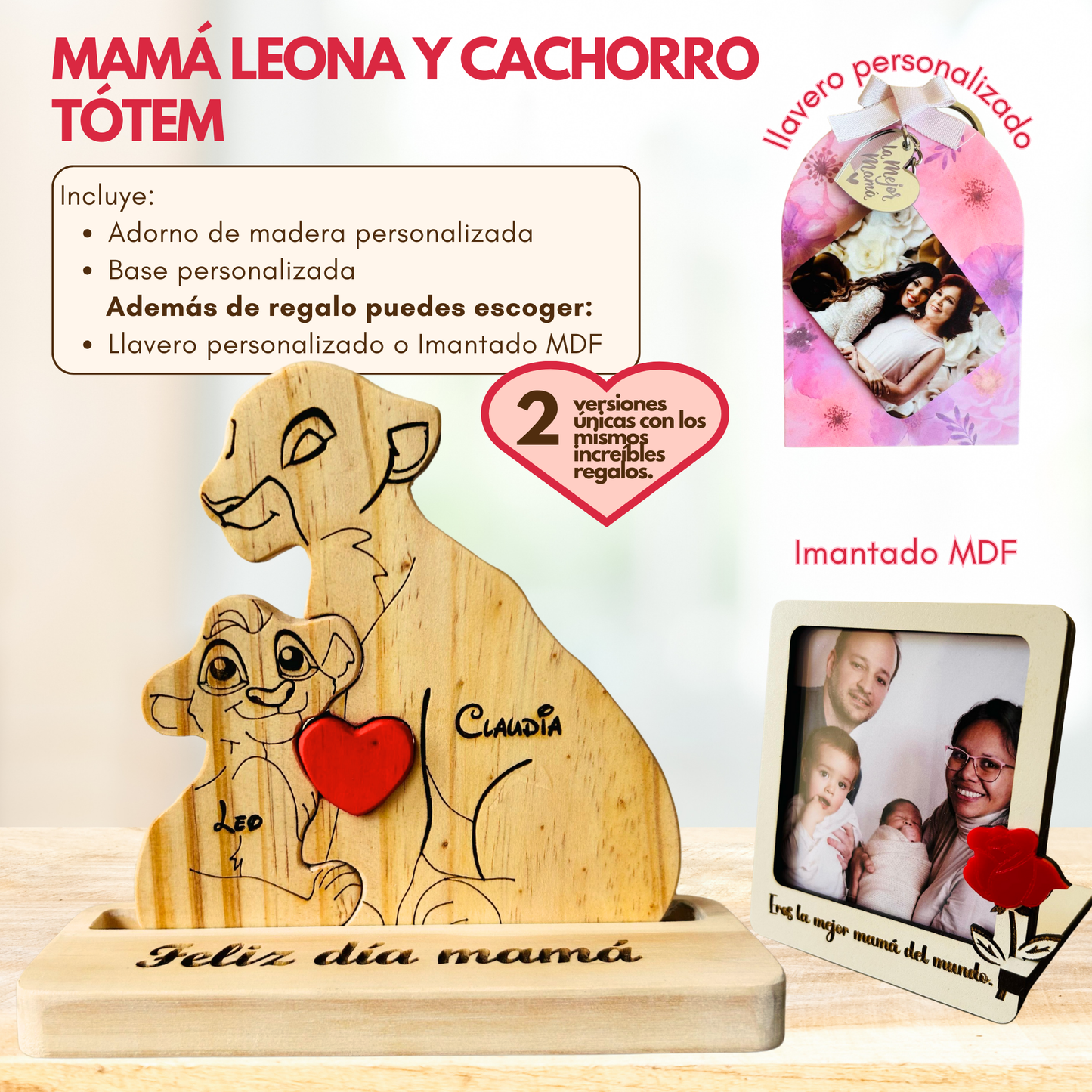 Mamá Leona y Cachorro Versión 2