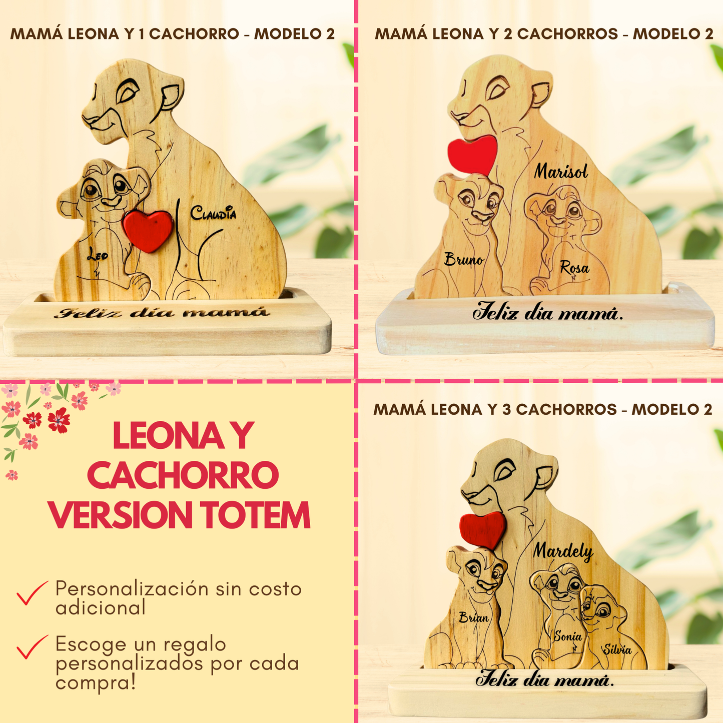 Mamá Leona y Cachorro Versión 2