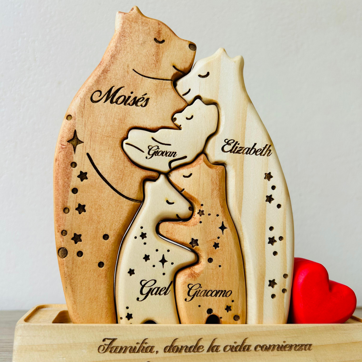 Familia de Osos Cariñosos