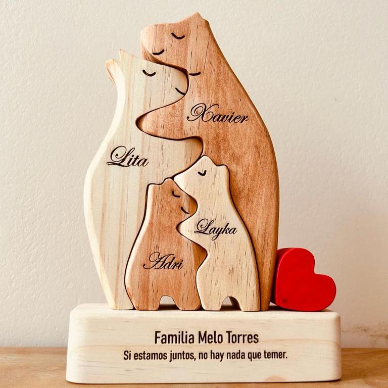 Familia de Osos Cariñosos