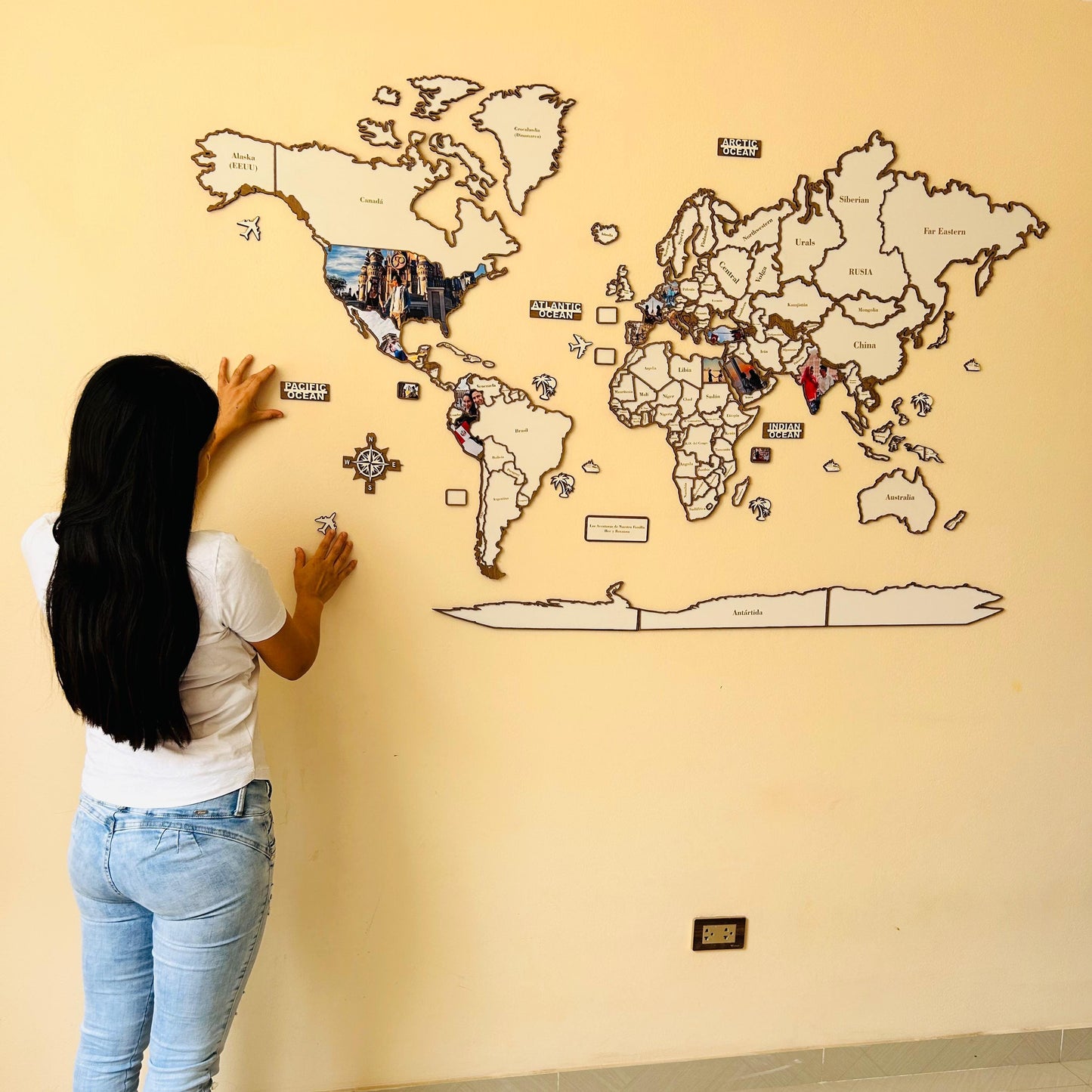 Mapa Mundi Viajero Puzzle