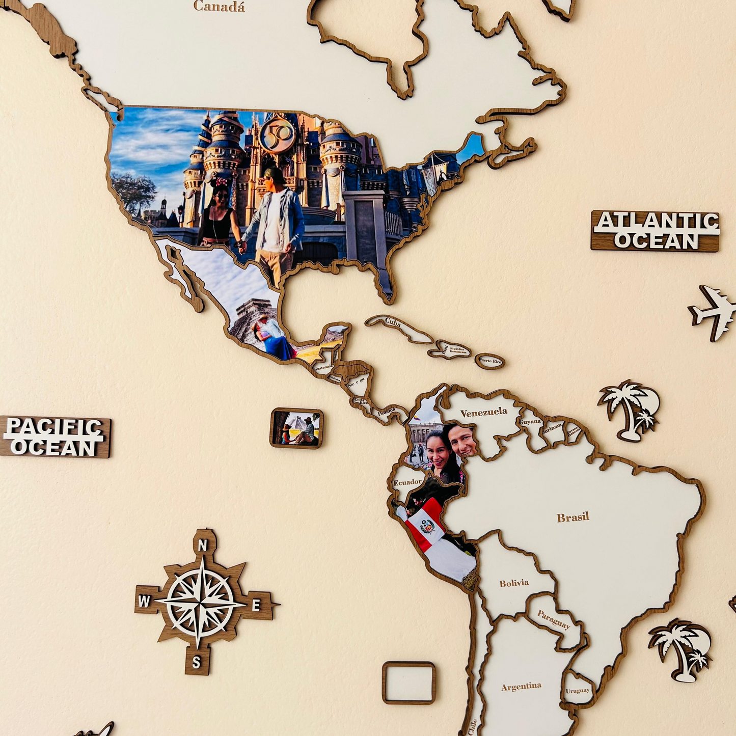 Mapa Mundi Viajero Puzzle