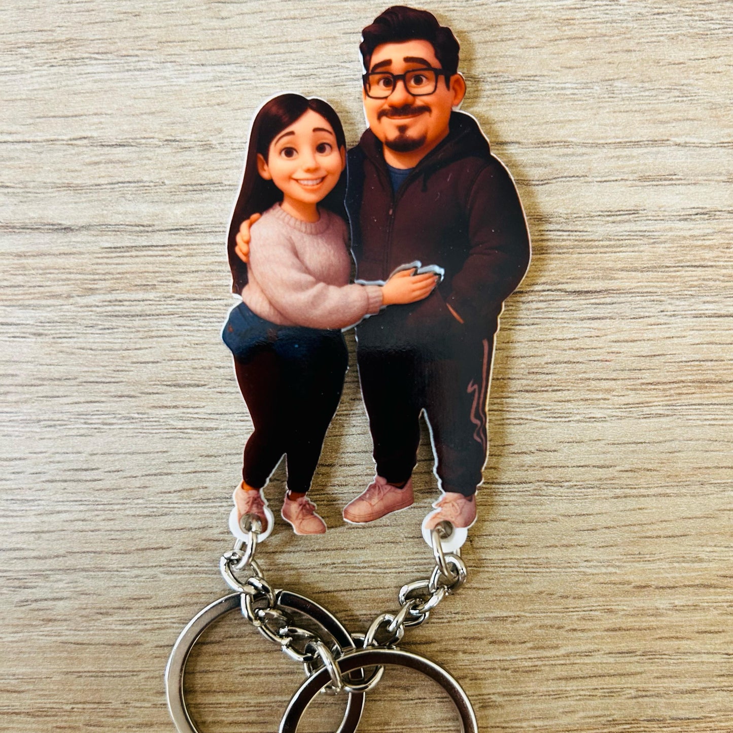 Llaveros Personalizados Estilo Pixar