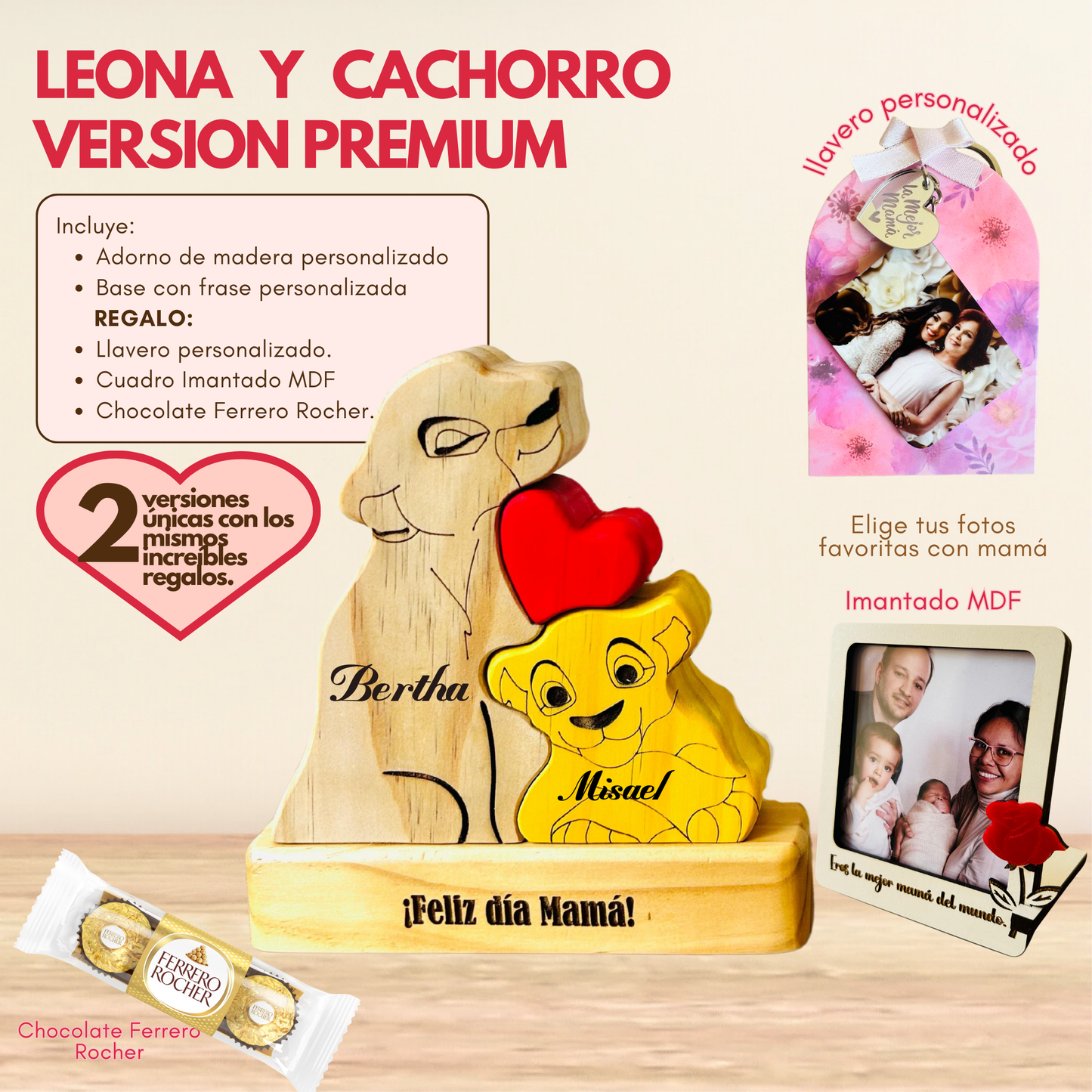 Mamá Leona y Cachorro Versión 1