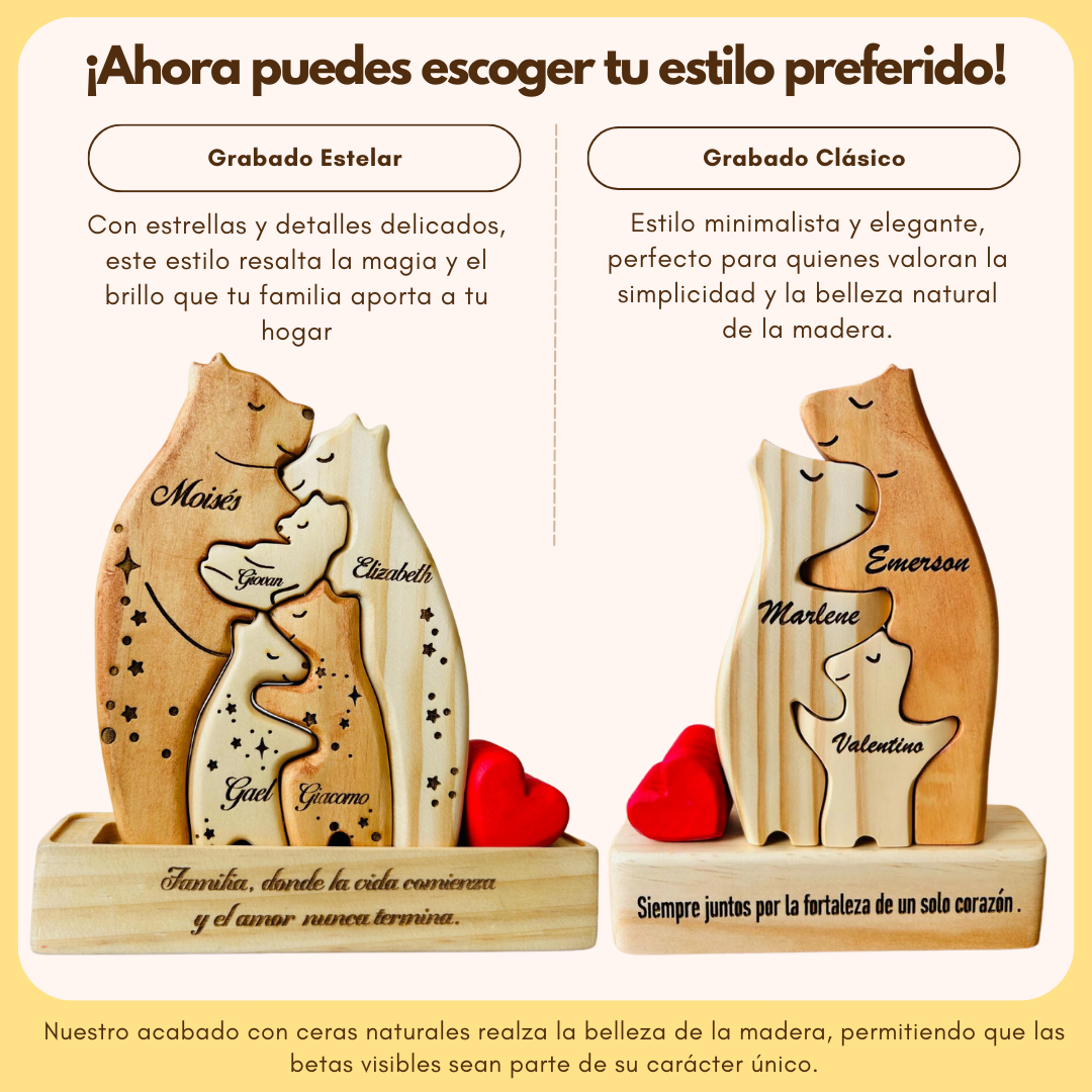 Familia de Osos Cariñosos