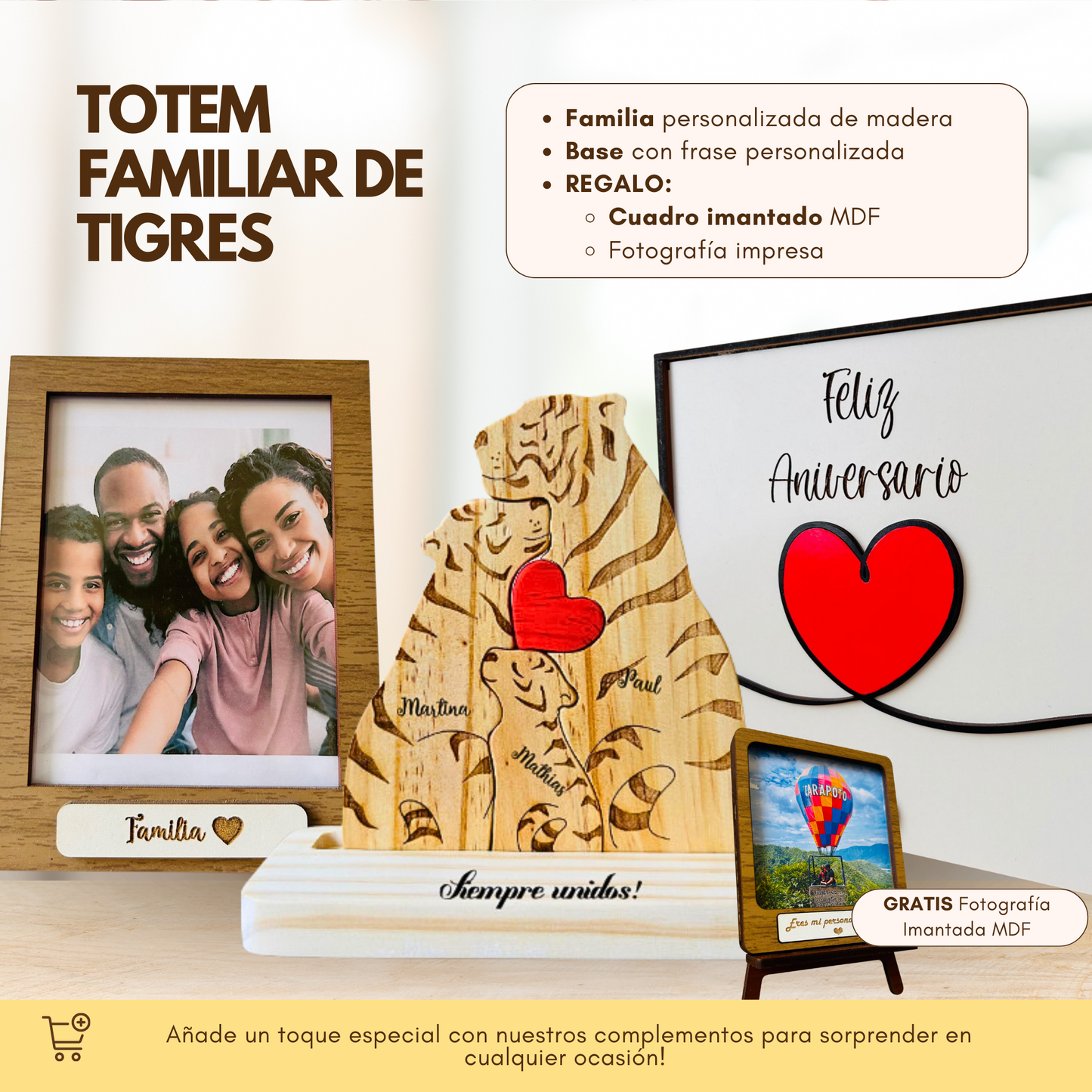 Tótem Familiar de Tigres