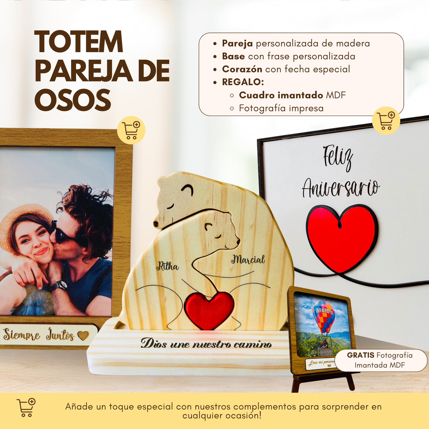 Tótem Pareja Osos