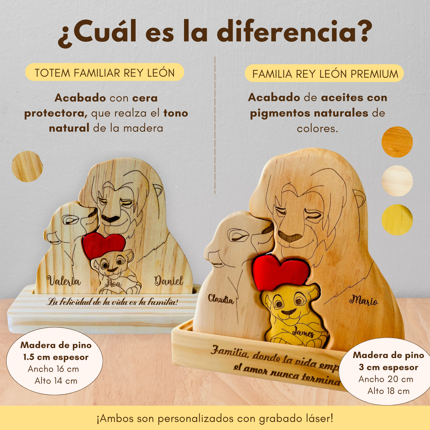 Familia Premium Rey León