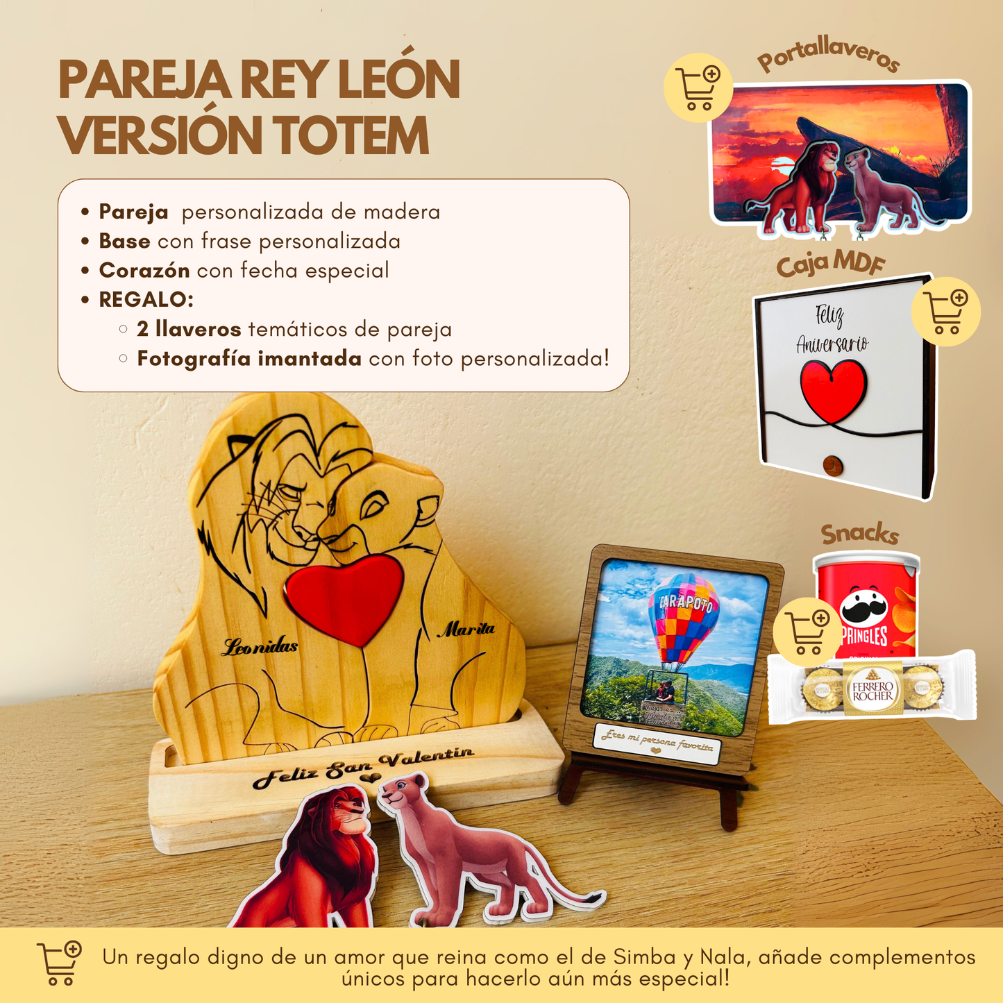 Pareja versión Rey León