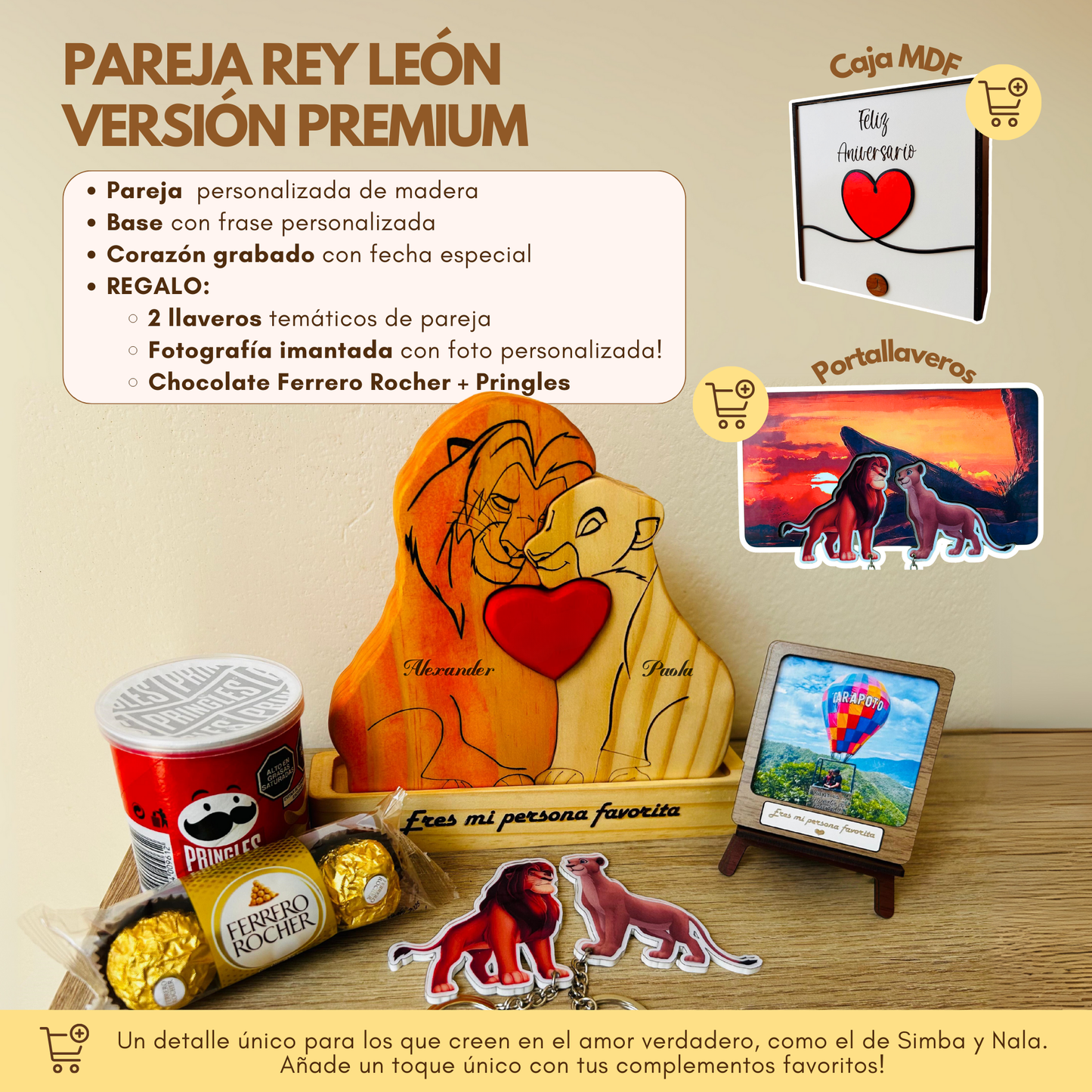 Pareja versión Rey León