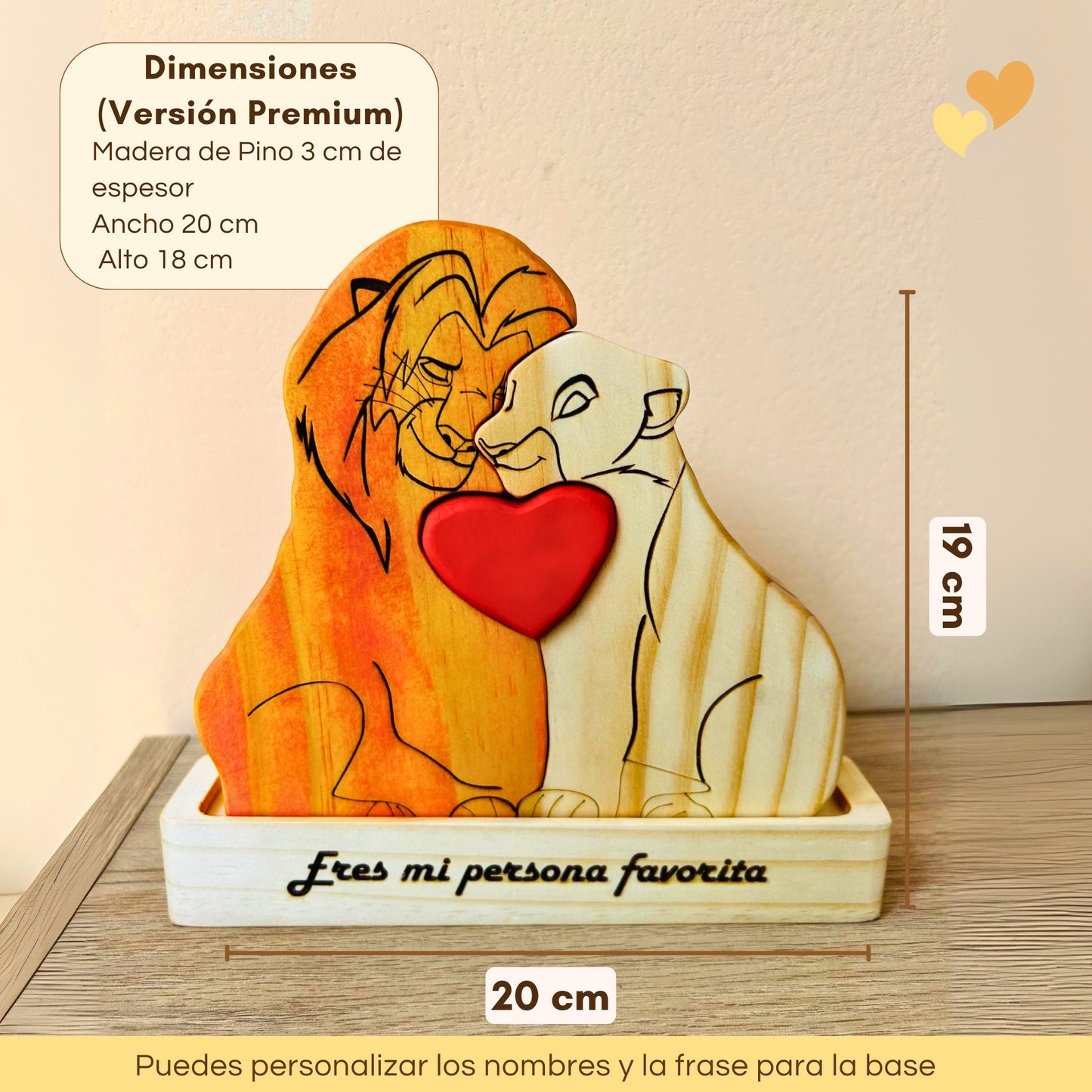 Pareja versión Rey León