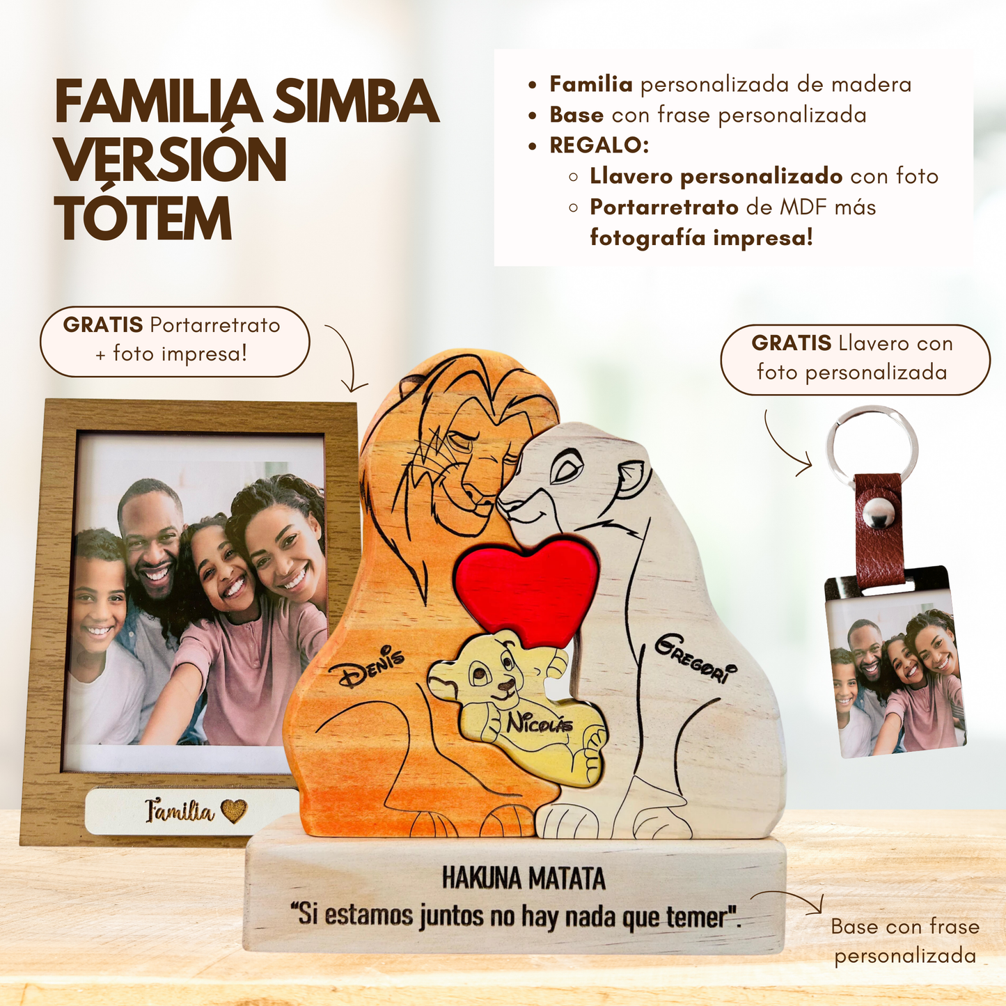 Familia Rey León Simba Premium