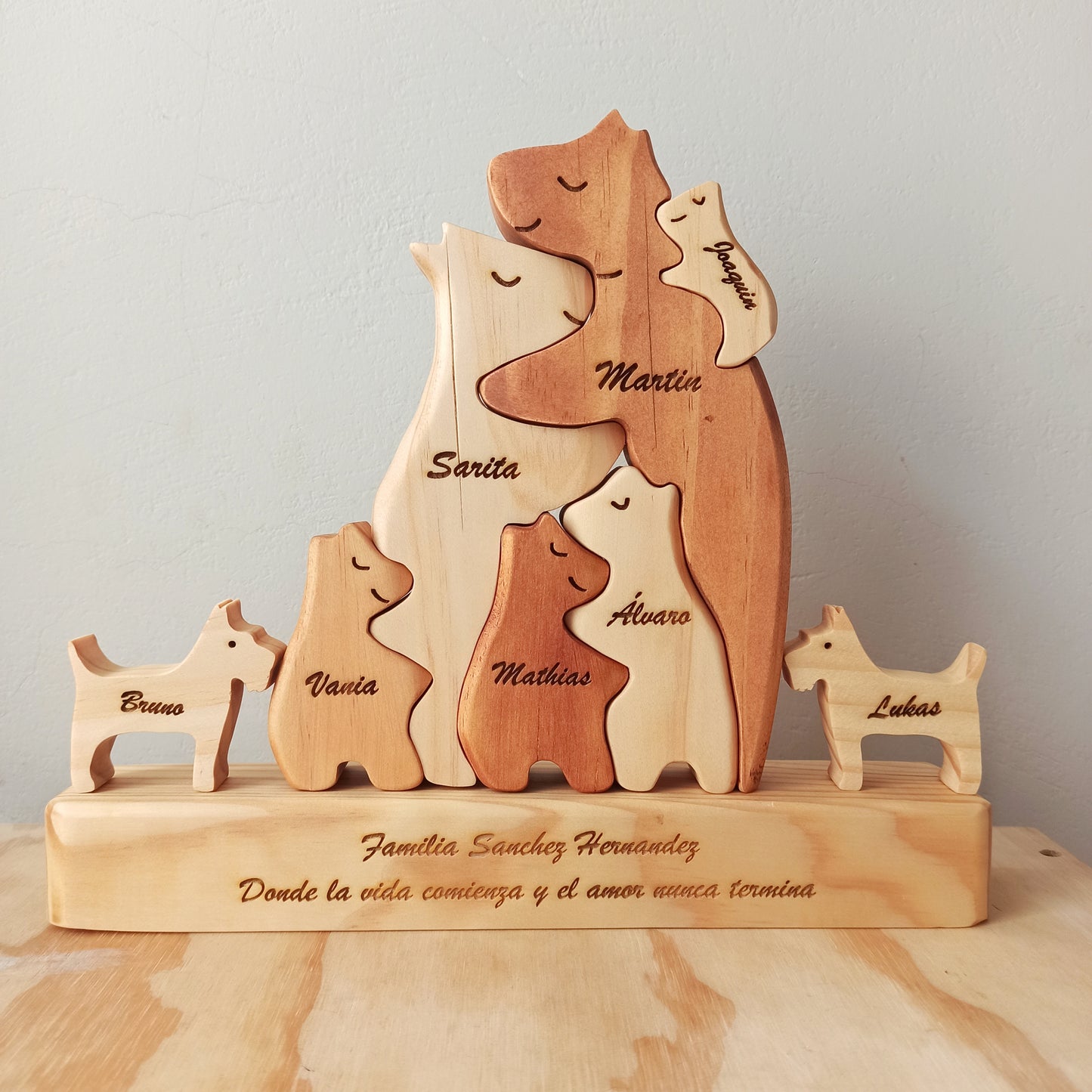 Familia de Osos Cariñosos