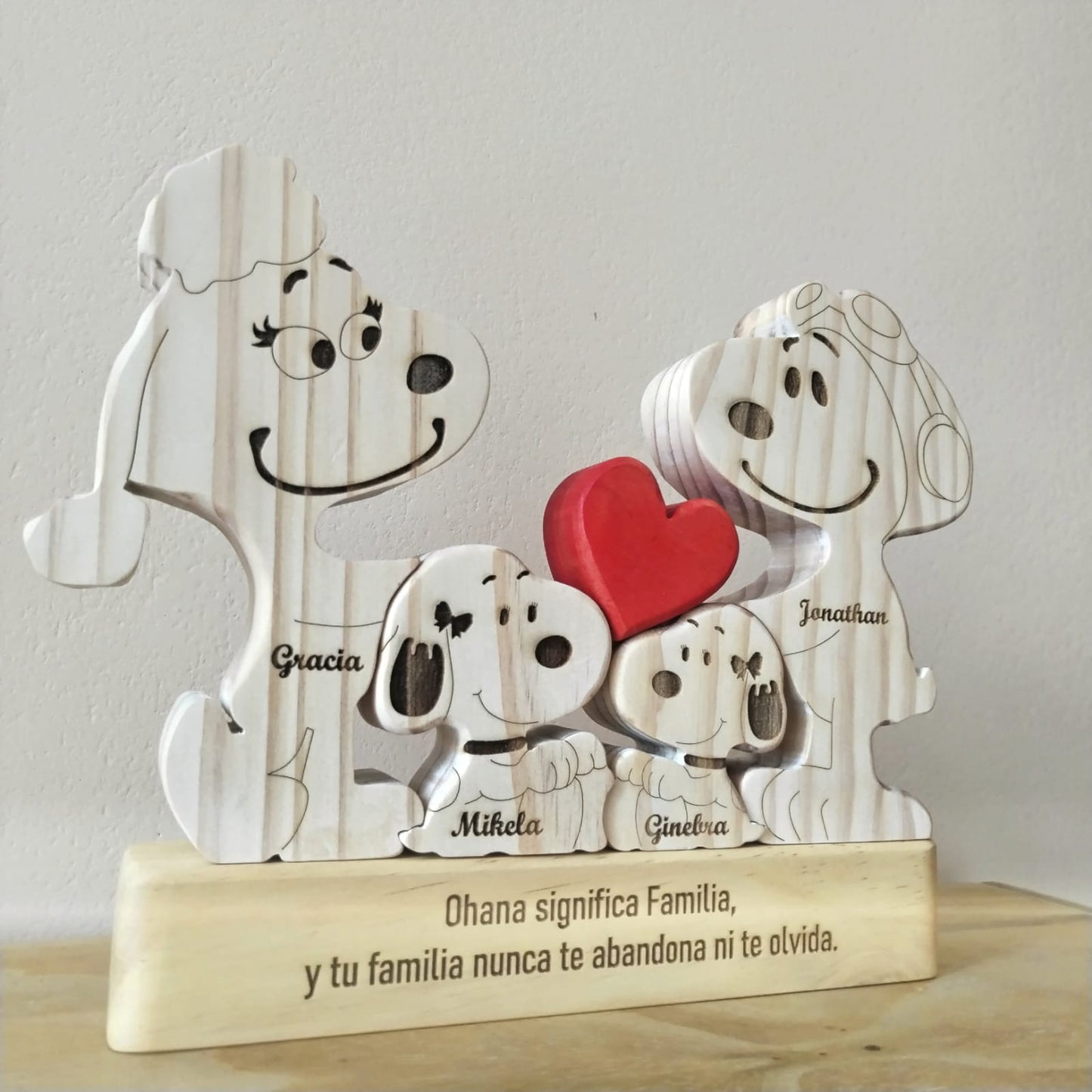 Familia versión Snoopy