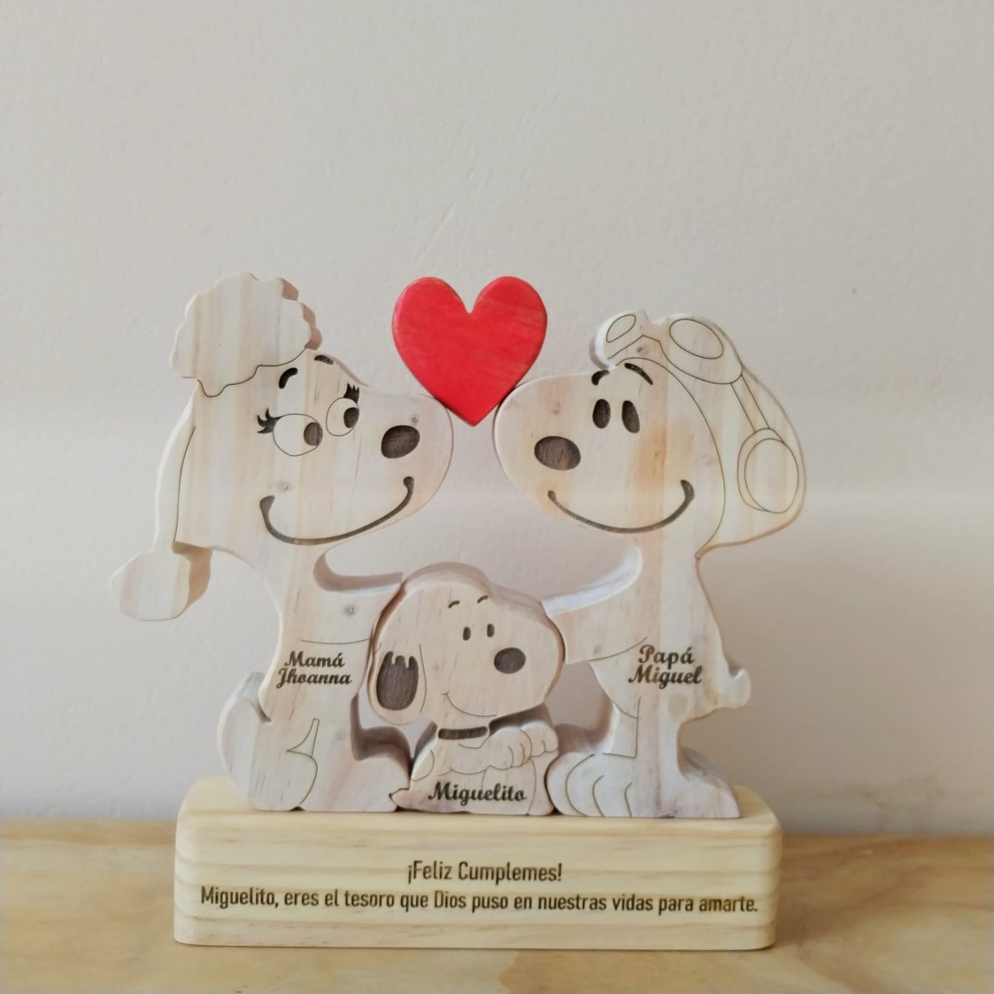 Familia versión Snoopy