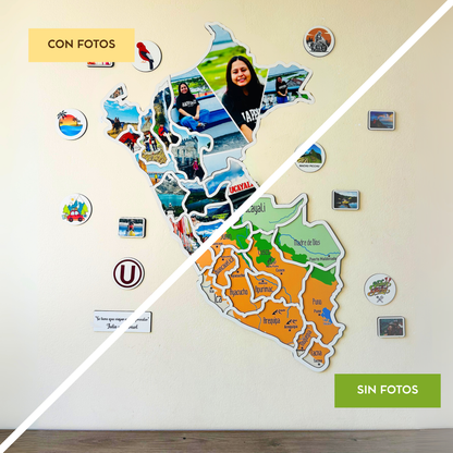 Mapa Viajero del Perú XL - Físico