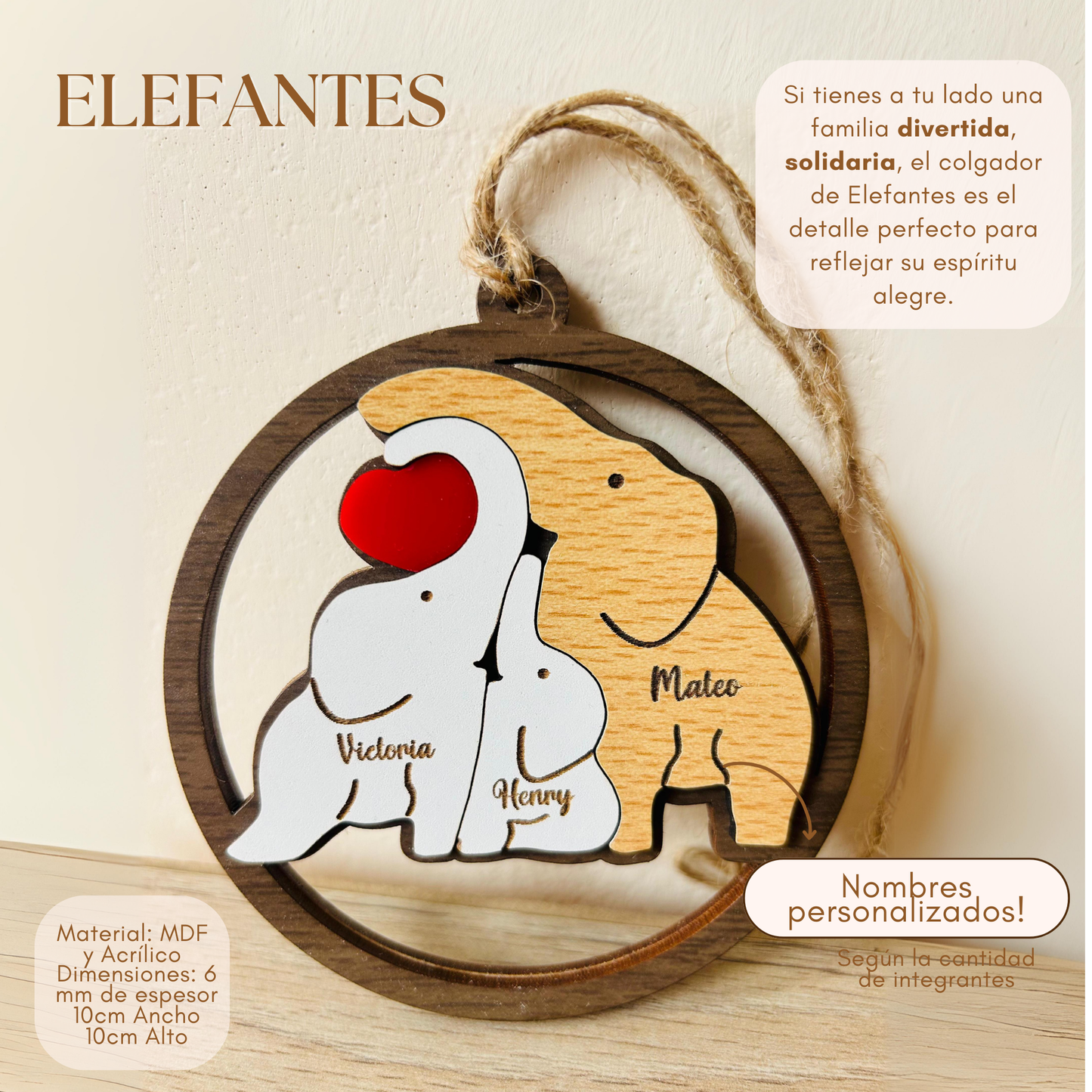 Colgadores Familiares / Parejas