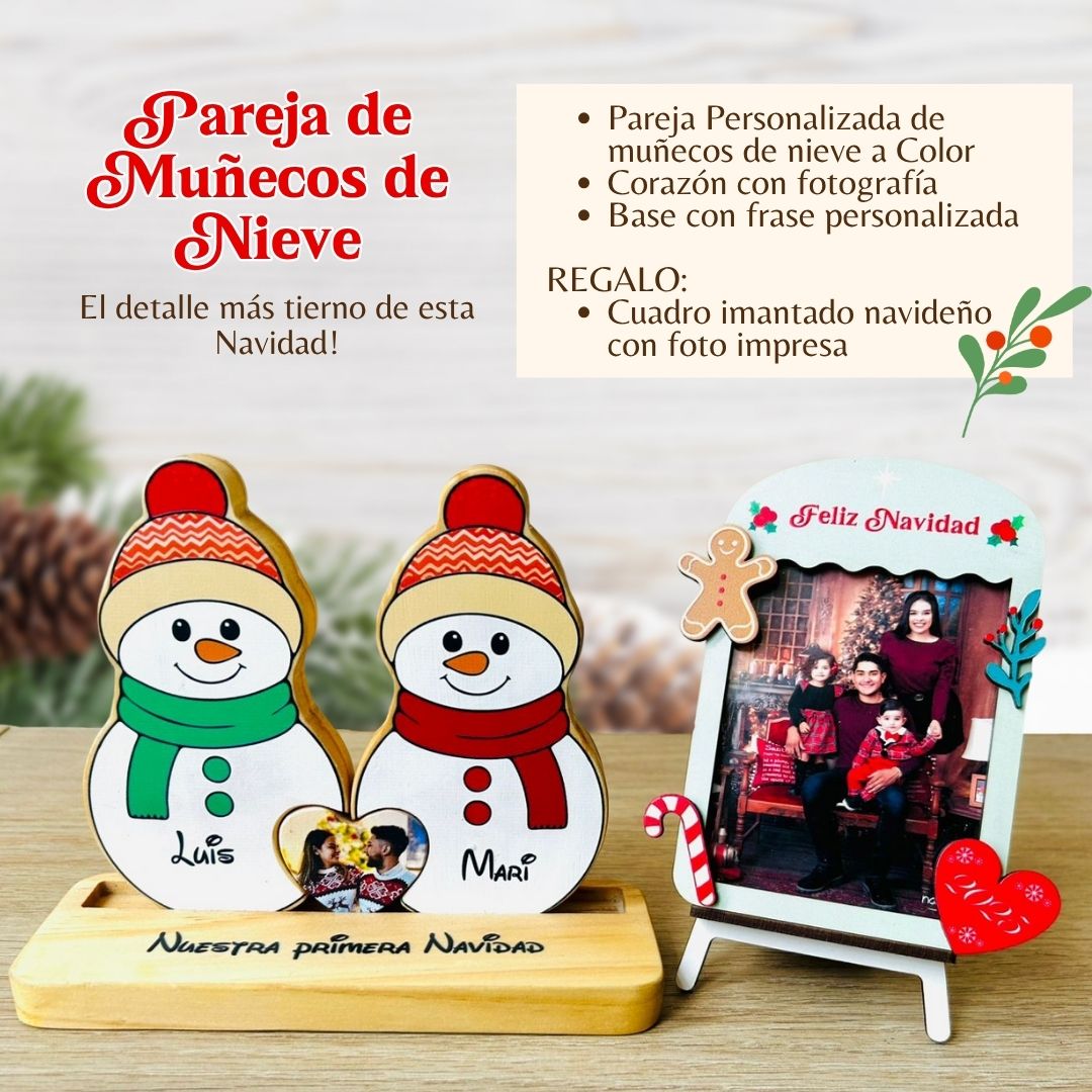 Tótem de muñecos de Nieve