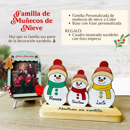 Tótem de muñecos de Nieve