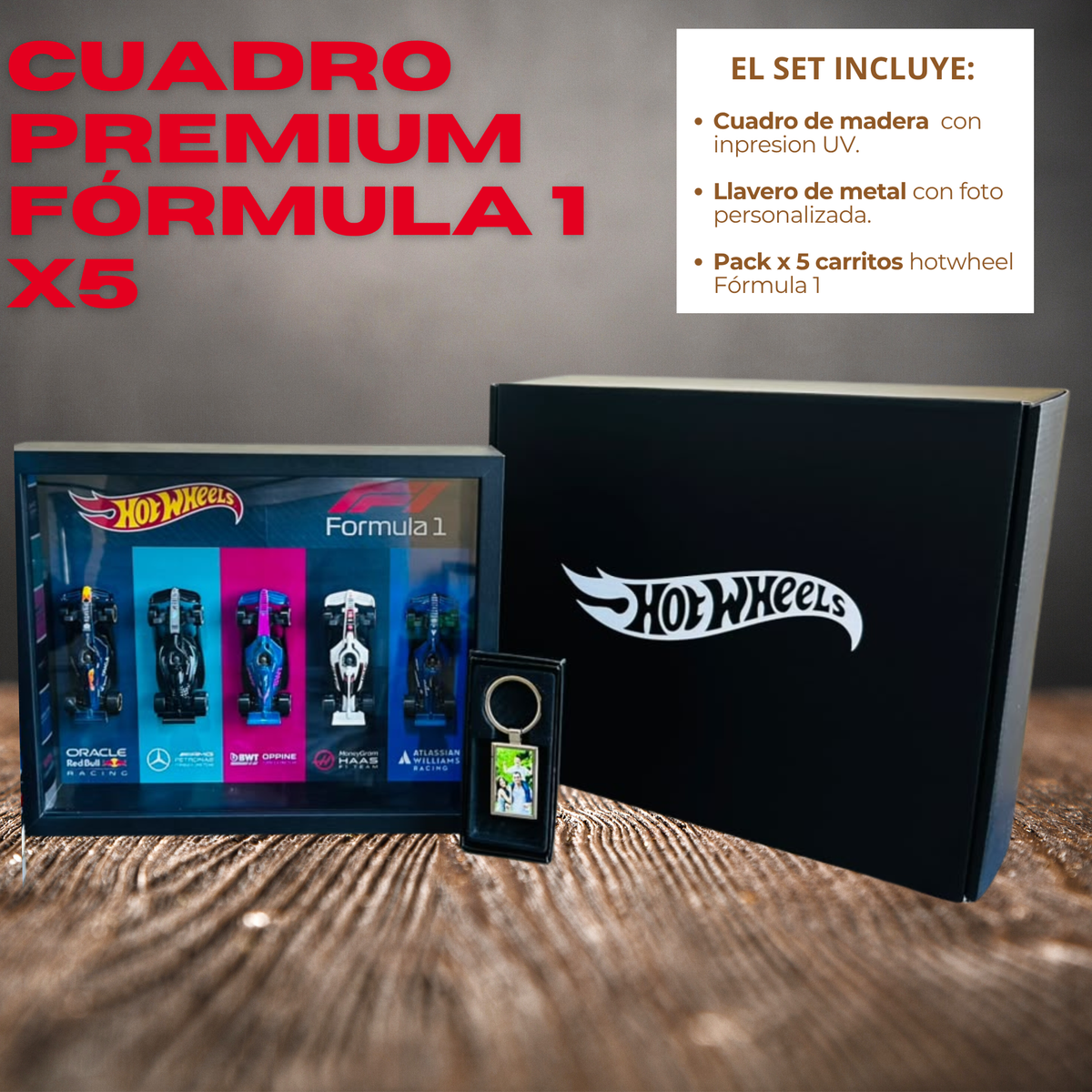 Cuadro premium F1 Pack x5