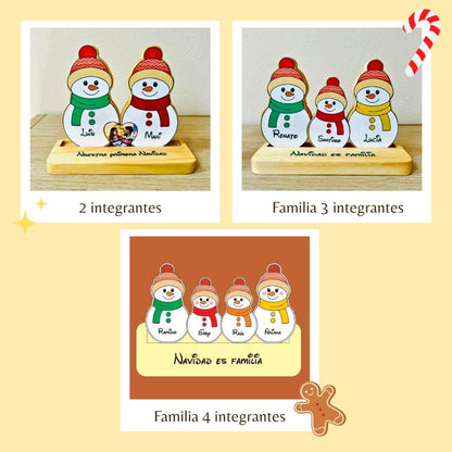 Tótem de muñecos de Nieve