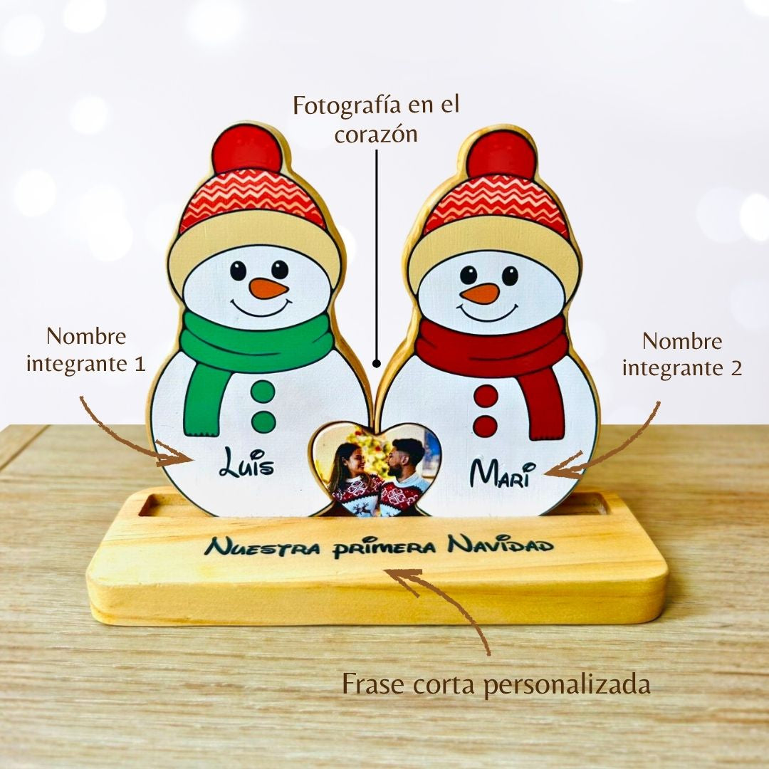 Tótem de muñecos de Nieve