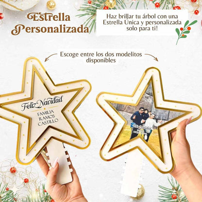 Estrella Personalizada con Fotografía