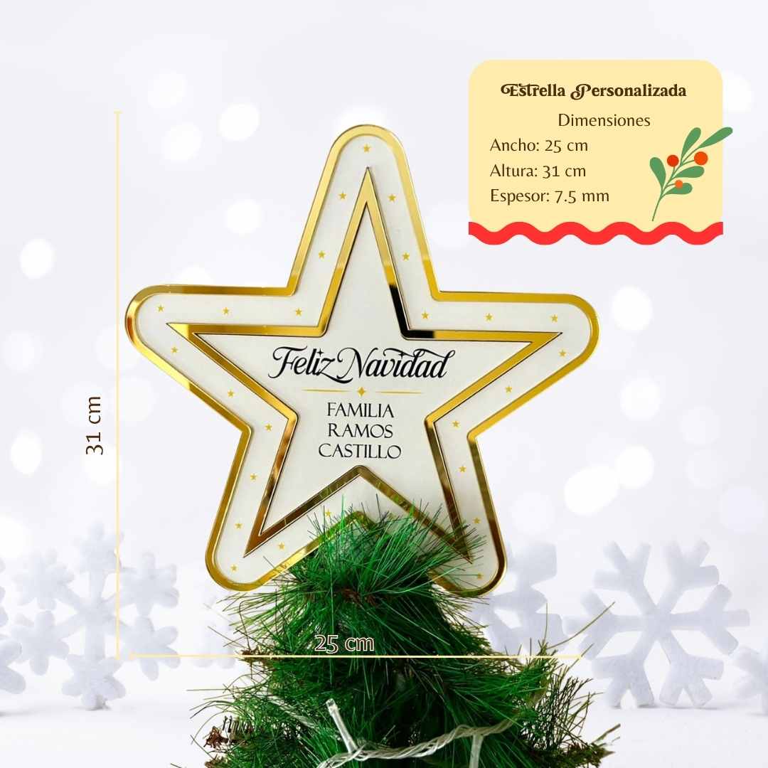 Estrella Personalizada con Fotografía