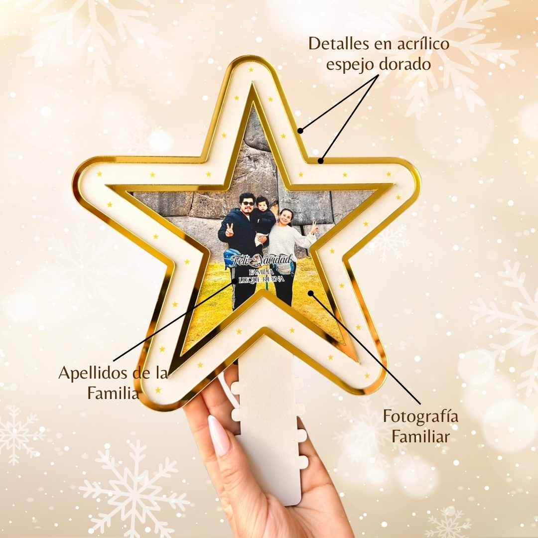 Estrella Personalizada con Fotografía