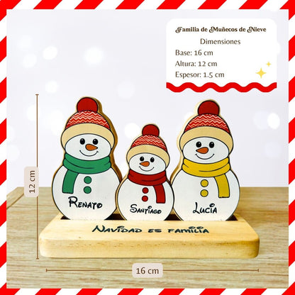 Tótem de muñecos de Nieve