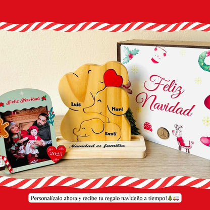 Familia Abrazo de Elefantes Tótem