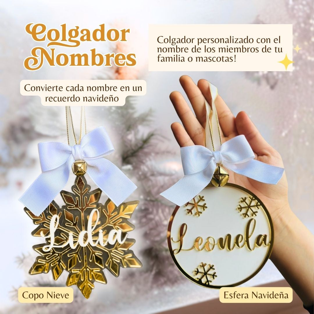 Colgador Esfera Nombre