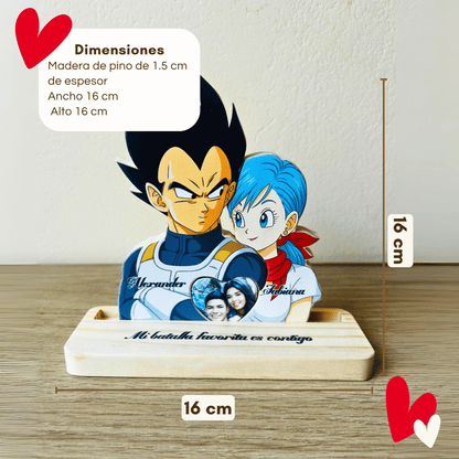 Box Pareja Versión Vegeta PREMIUM