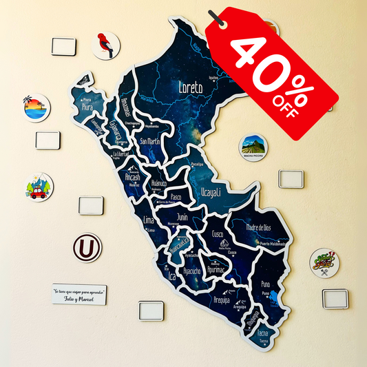 Mapa Viajero del Perú XL - Nocturno