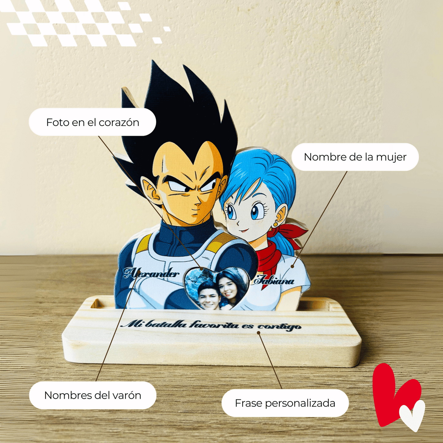 Box Pareja Versión Vegeta PREMIUM