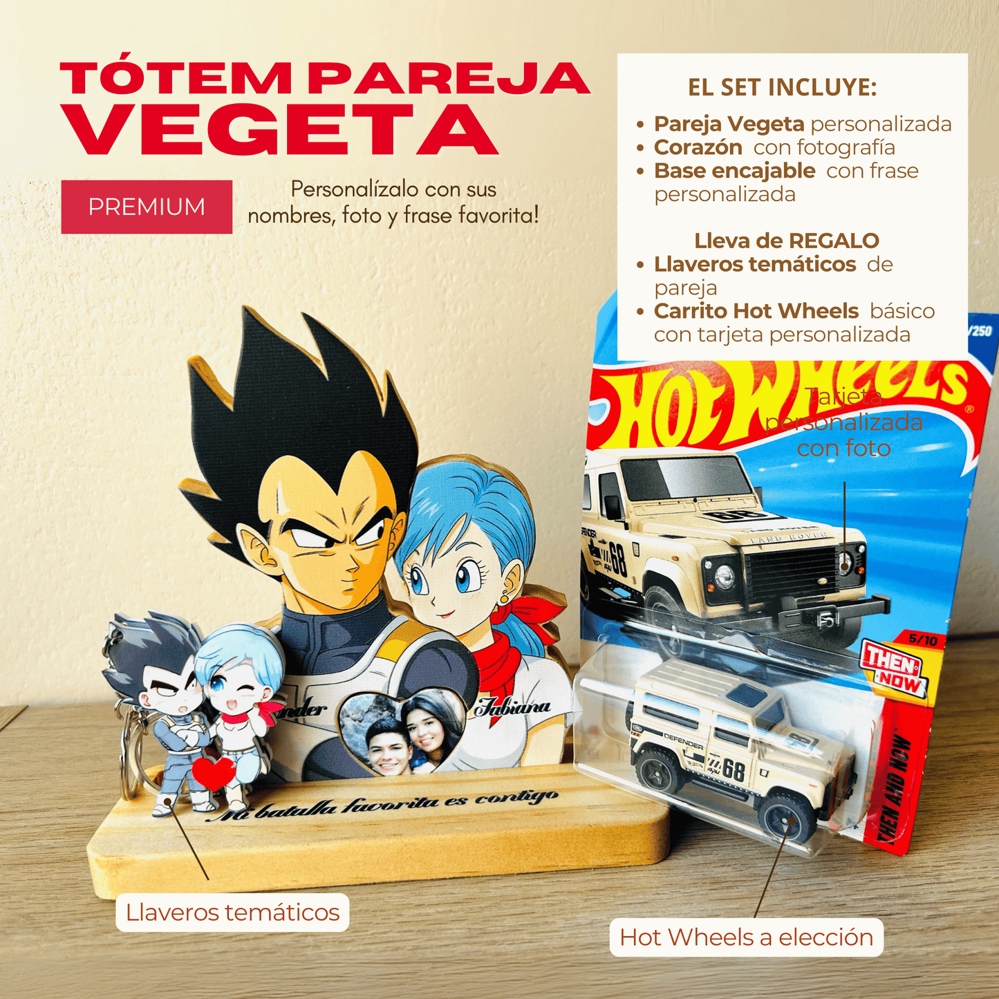 Box Pareja Versión Vegeta PREMIUM